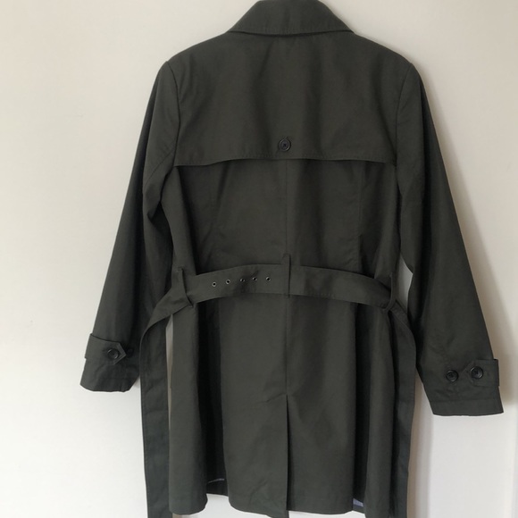 Green Trench Coat for women - Picture 5 of 10